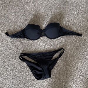 BCBGeneration Classic Black Bikini Set